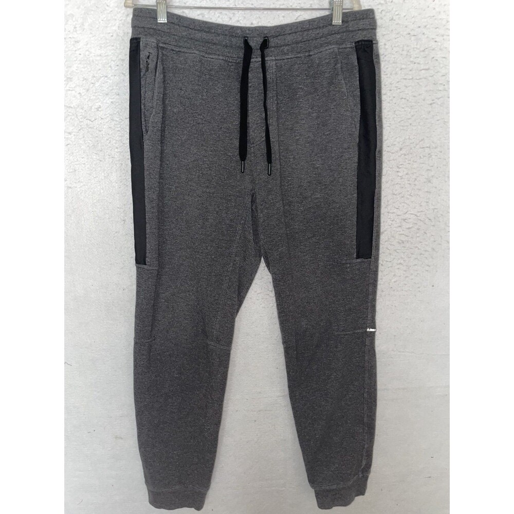 Lululemon Jogger Mens XL Heather Gray Sweatpants Tapered Gym Reflective Pockets